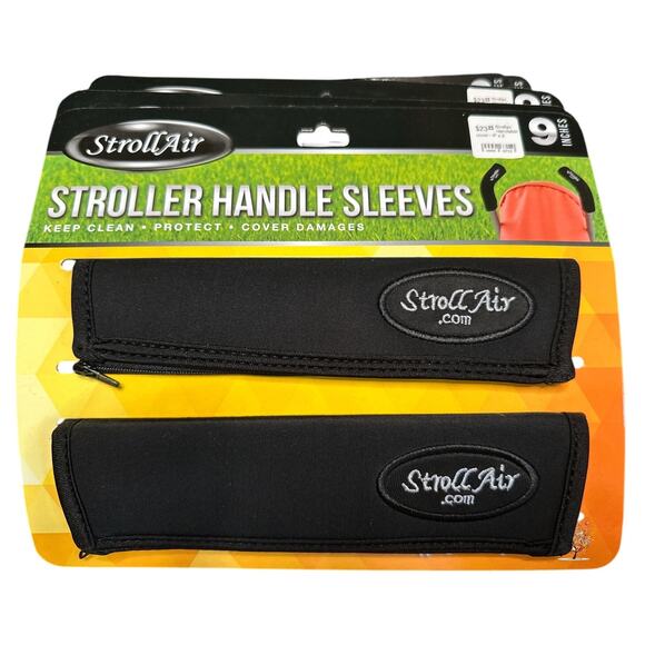 Bulk Bundle of 10 StrollAir Set of two 9 Stroller Handle Sleeves Grip Bar Covers - Picture 1 of 6